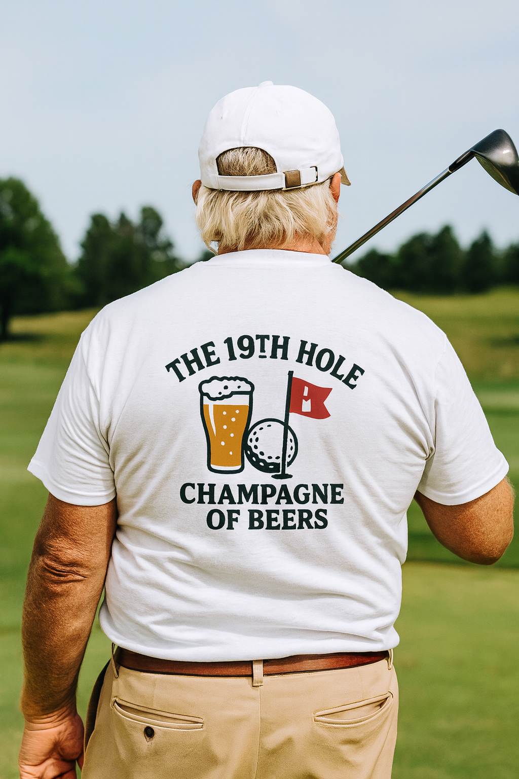 Artistic golf apparel for sports lifestyle.