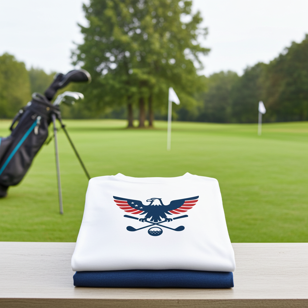 Moisture Wicking - American Eagle golf t-shirt - Clubbage