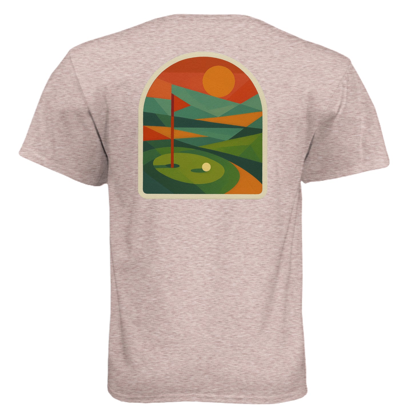 Sunset 1 Golf Graphic Tee – Soft Tri-Blend Tee - Clubbage - Sunset 1 Golf Graphic Tee – Soft Tri
