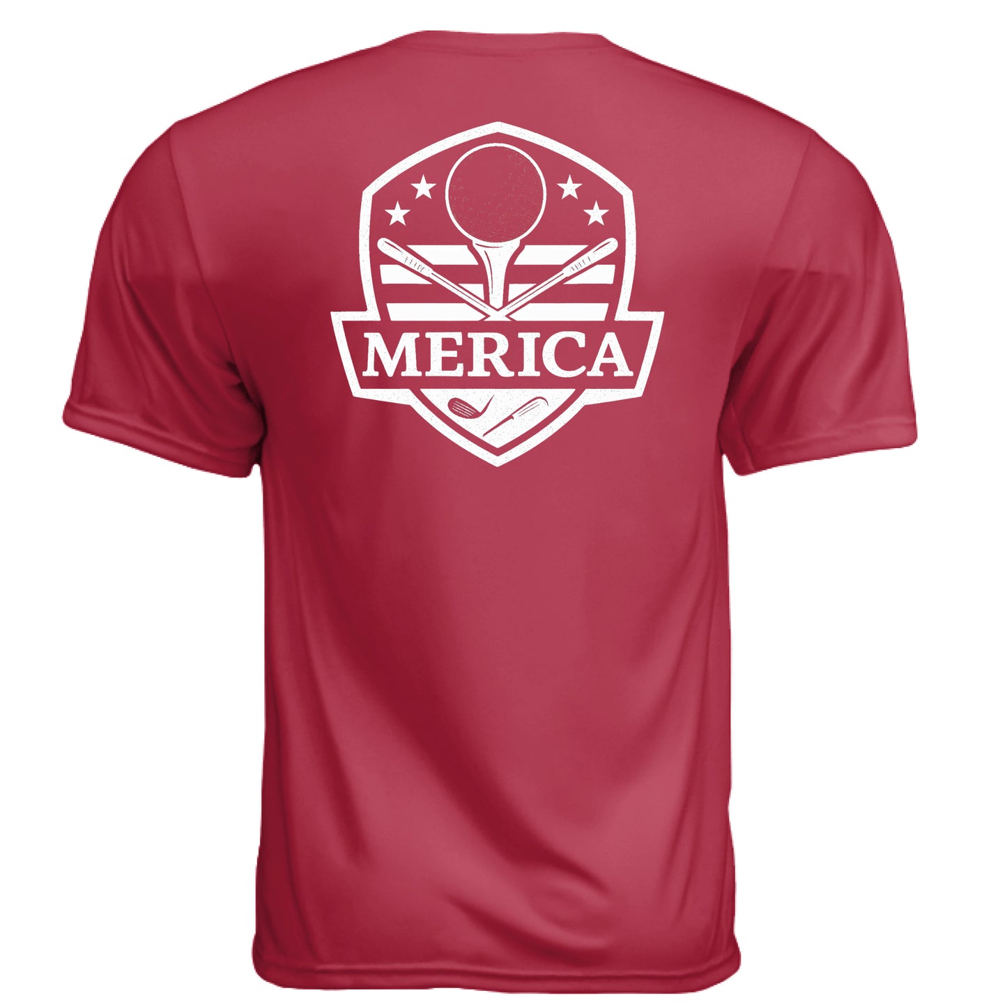 Moisture Wicking Merica 2 golf t-shirt - Clubbage