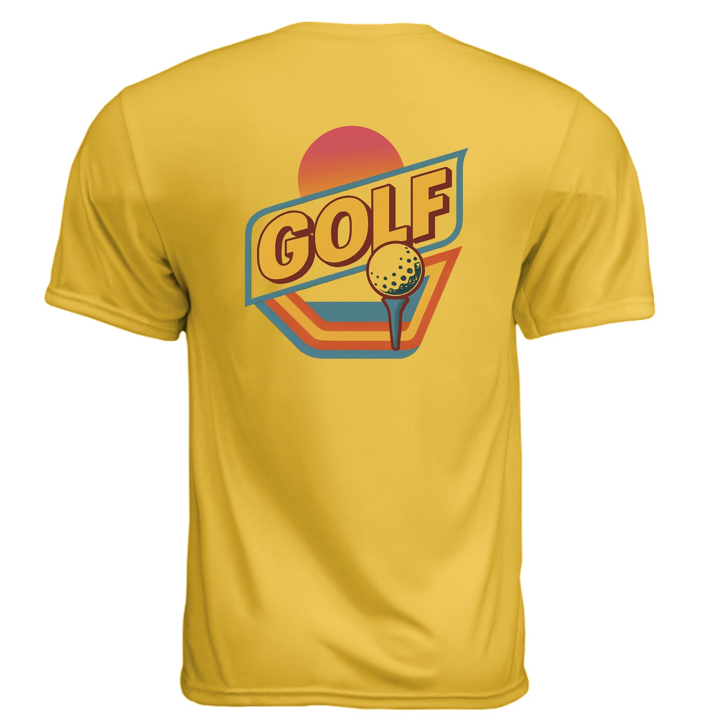 Moisture Wicking Retro 2 golf t-shirt - Clubbage