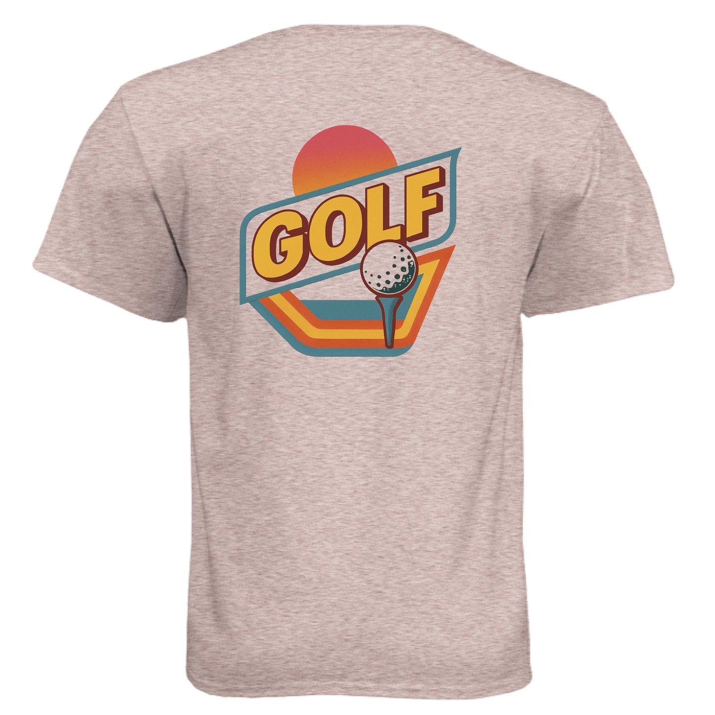 Tri-Blend Retro 2 golf t-shirt - Clubbage