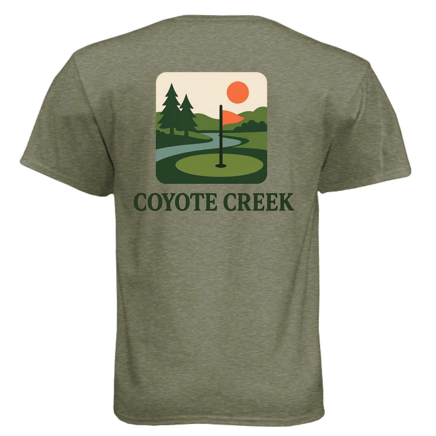 MILITARY GREEN - BACK