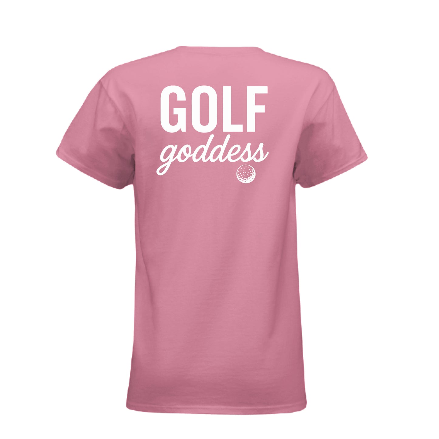 Ladies' CVC T-Shirt - Fore the Girls Golf Goddess golf t-shirt - Clubbage