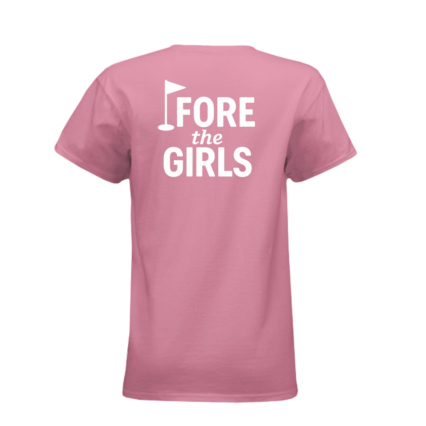 Ladies' CVC T-Shirt - Fore the Girls golf t-shirt - Clubbage