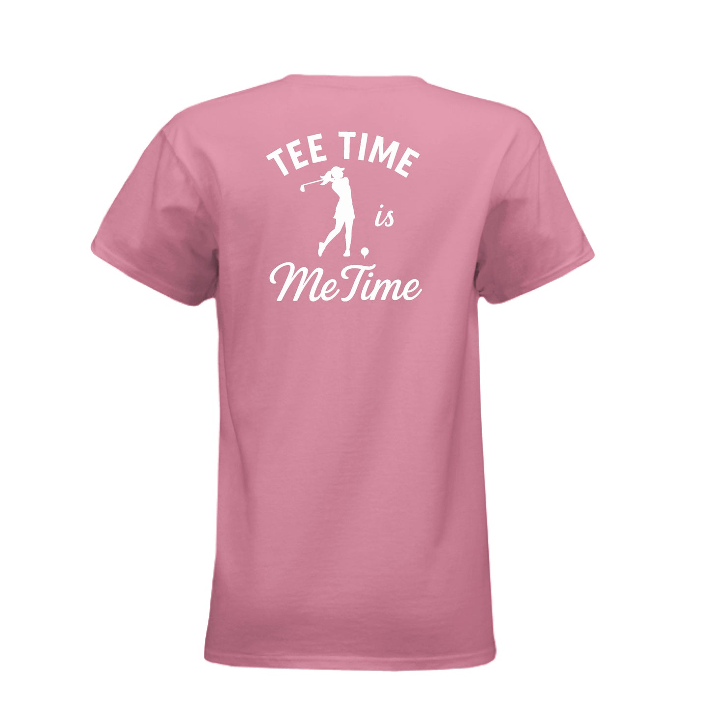 Ladies' CVC T-Shirt - Fore the Girls - Tee Time is Me Time golf t-shirt - Clubbage