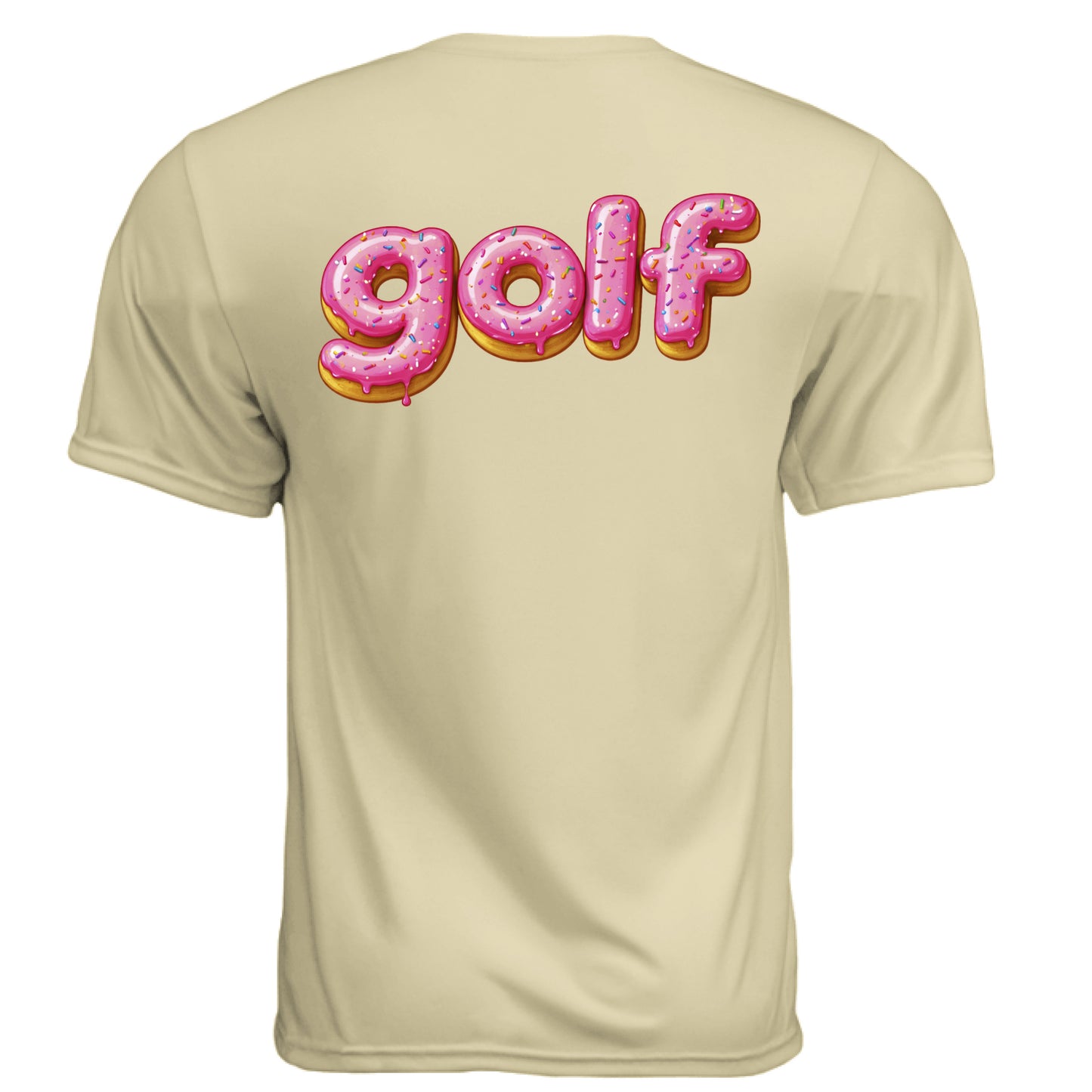 Donut 2 Golf Graphic Tee – Moisture-Wicking Tee back design from Clubbage