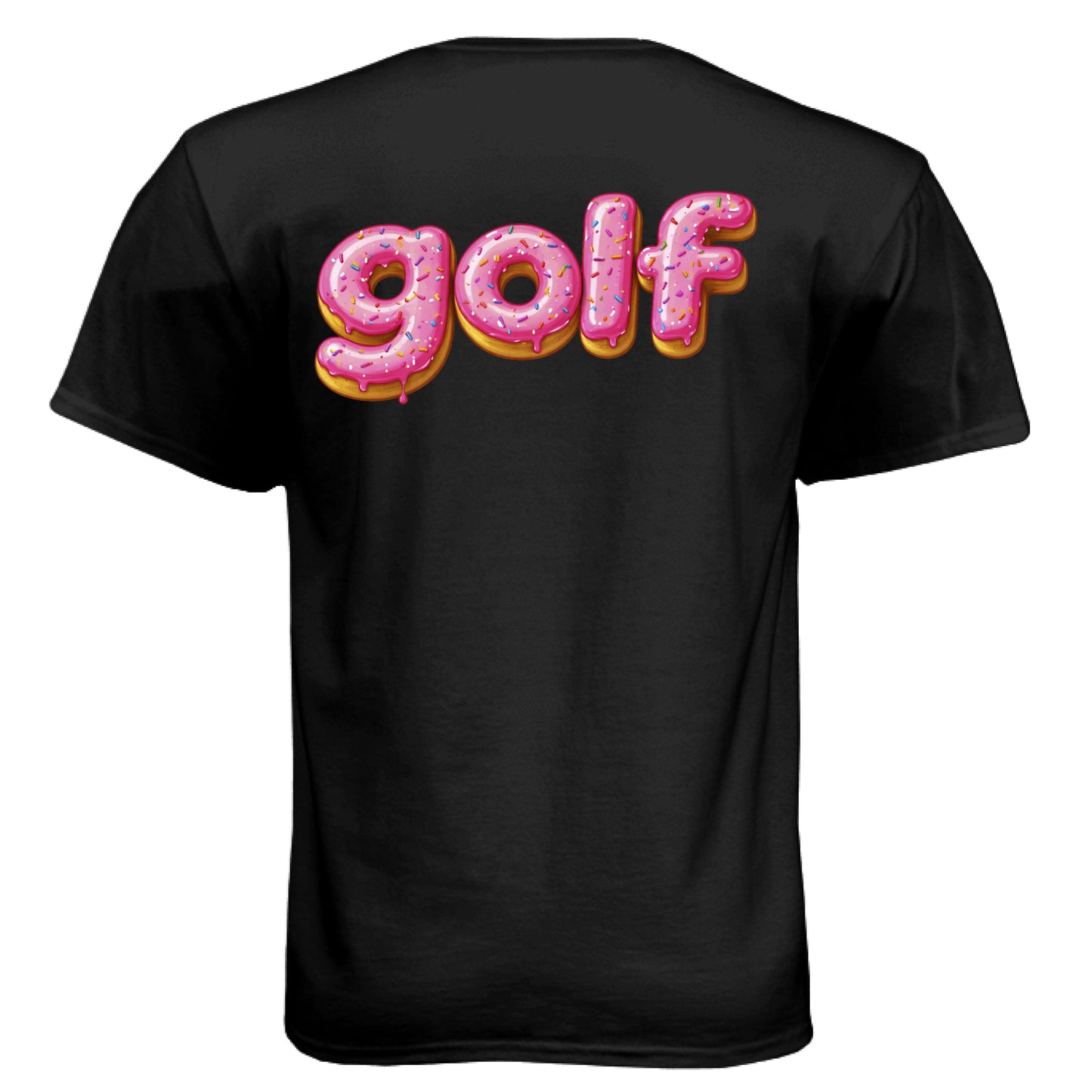 Donut 2 Golf Graphic Tee – Soft Tri-Blend Tee back design from Clubbage