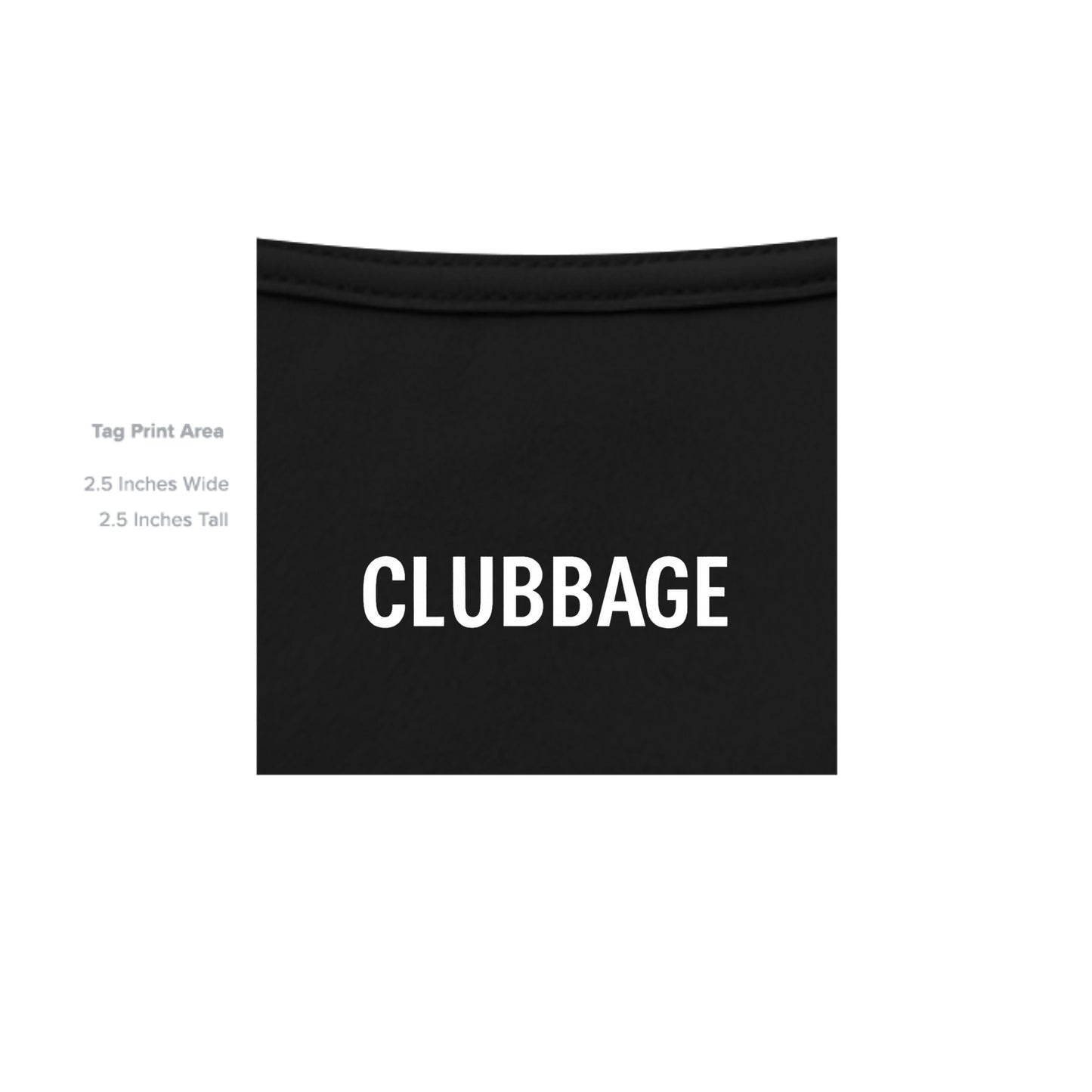 tag print area for Army Advance the Ball Patriotic Golf Shirt – Moisture-Wicking Tee from Clubbage