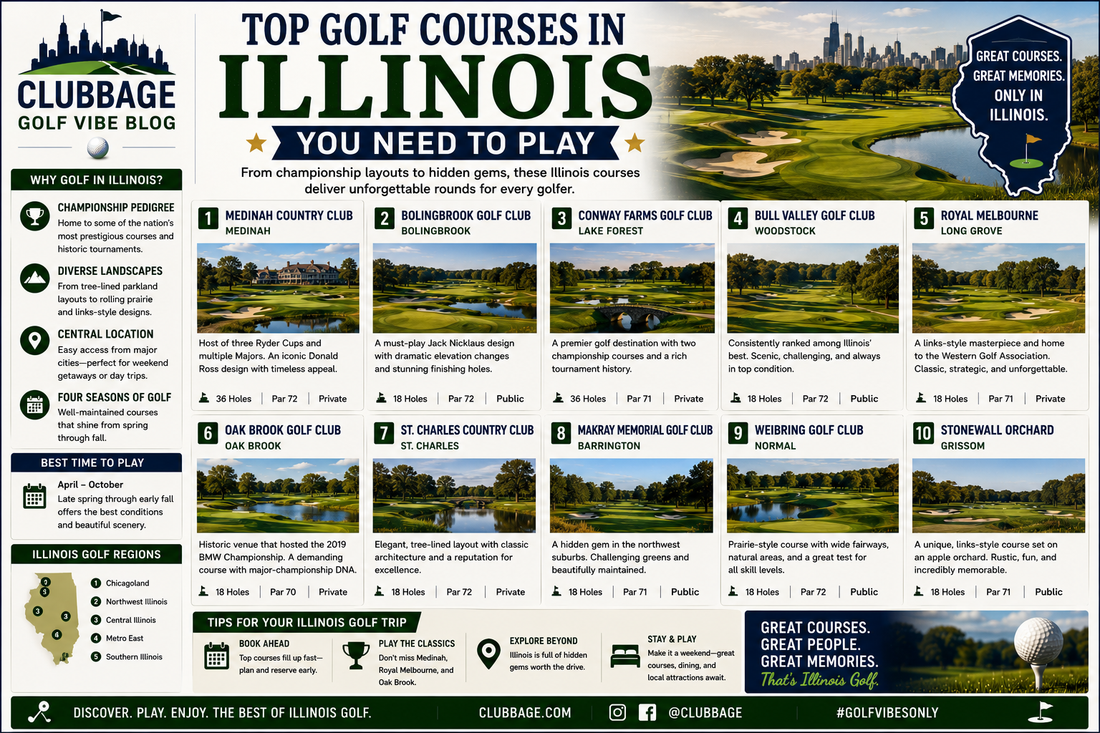 Top Golf Courses in Illinois