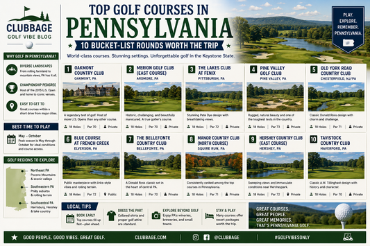 Top Golf Courses in Pennsylvania | Best PA Golf