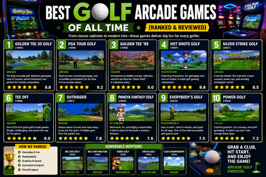 Best Golf Arcade Games of All Time (Ranked & Reviewed)