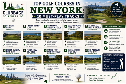 Top Golf Courses in New York: 10 Must-Play Tracks