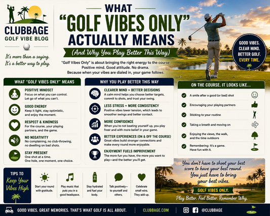 What “Golf Vibes Only” Means in Golf | Why Relaxed Golfers Play Better
