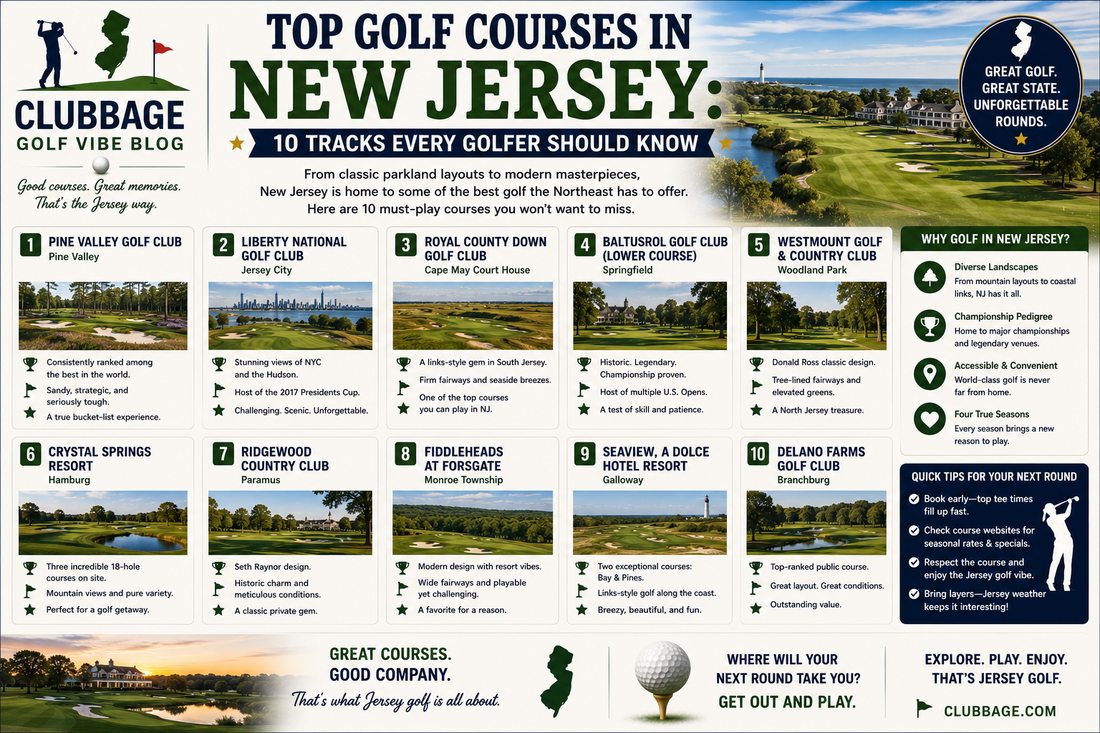 Top Golf Courses in New Jersey: 10 Tracks Every Golfer Should Know