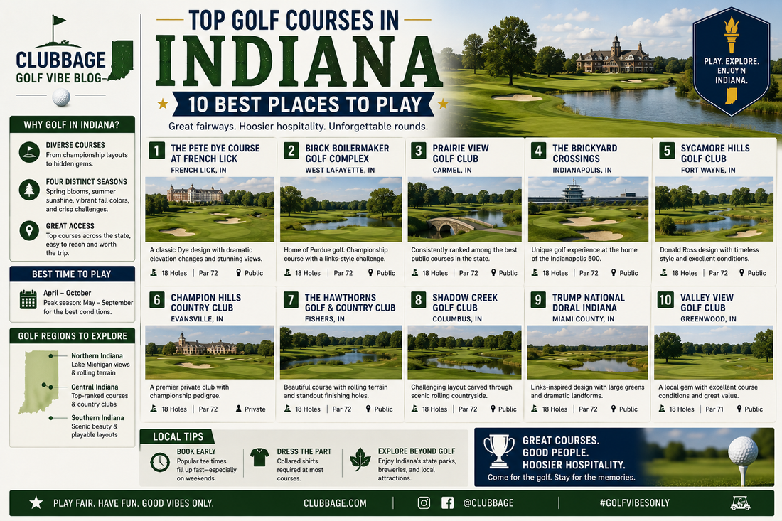 Top Golf Courses in Indiana