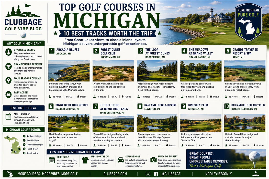 Top Golf Courses in Michigan: 10 Best to Know