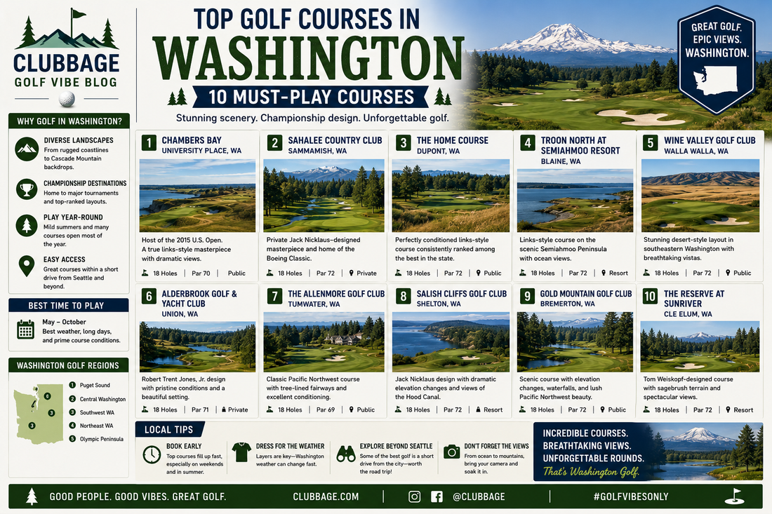 Best Golf Courses in Washington