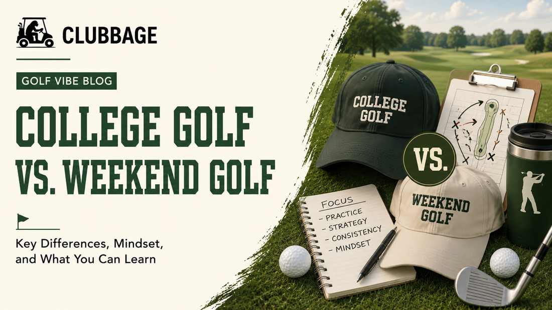 College golf versus weekend golf Clubbage