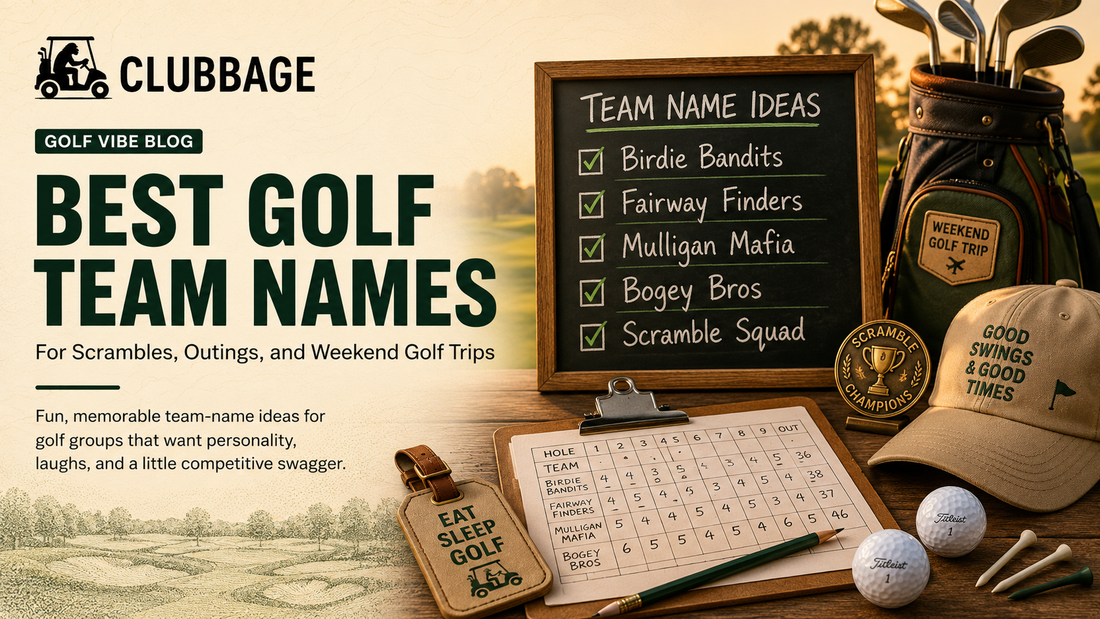 Best Golf Team Names for Golf Scrambles and Outings