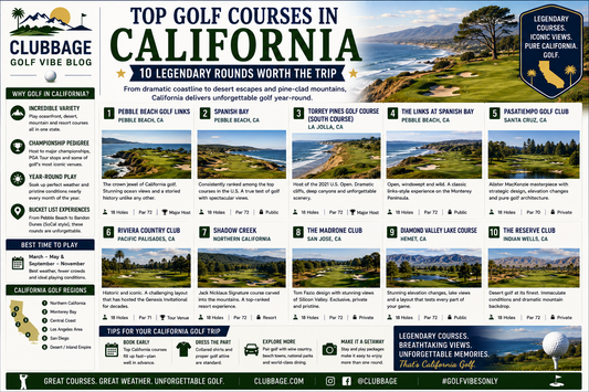 Top Golf Courses in California: 10 Legendary Rounds Worth the Trip