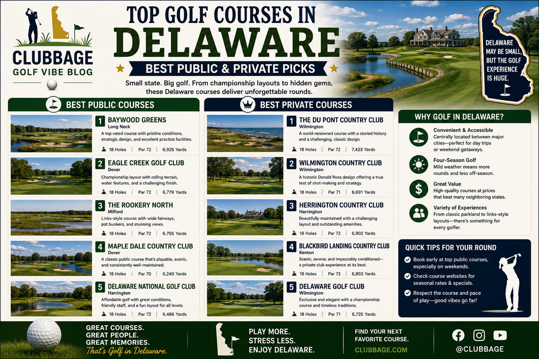 Best Golf Courses in Delaware