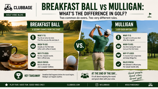 Breakfast Ball vs Mulligan: Golf Slang Explained