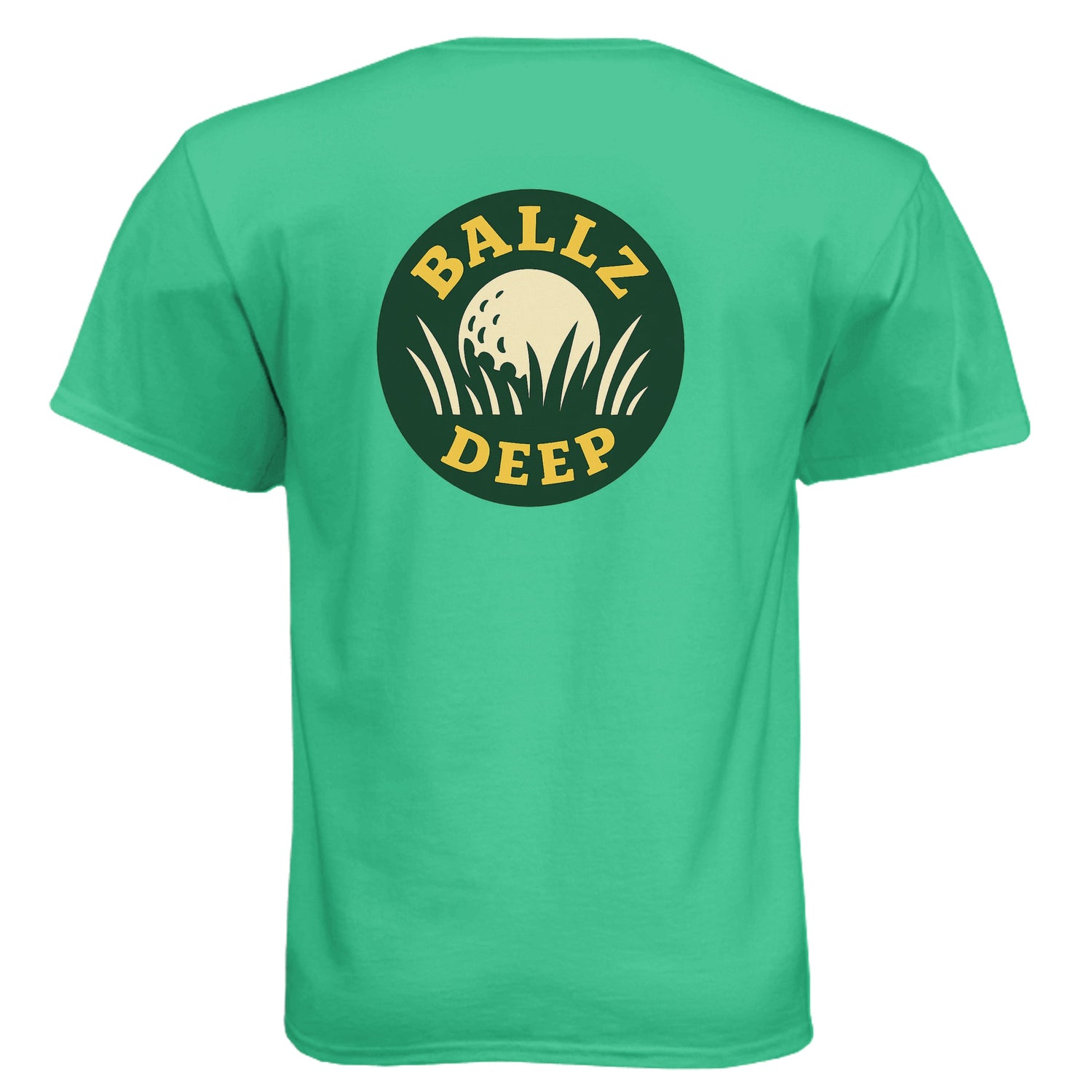 Clubbage Golf T Shirts Ballz Deep