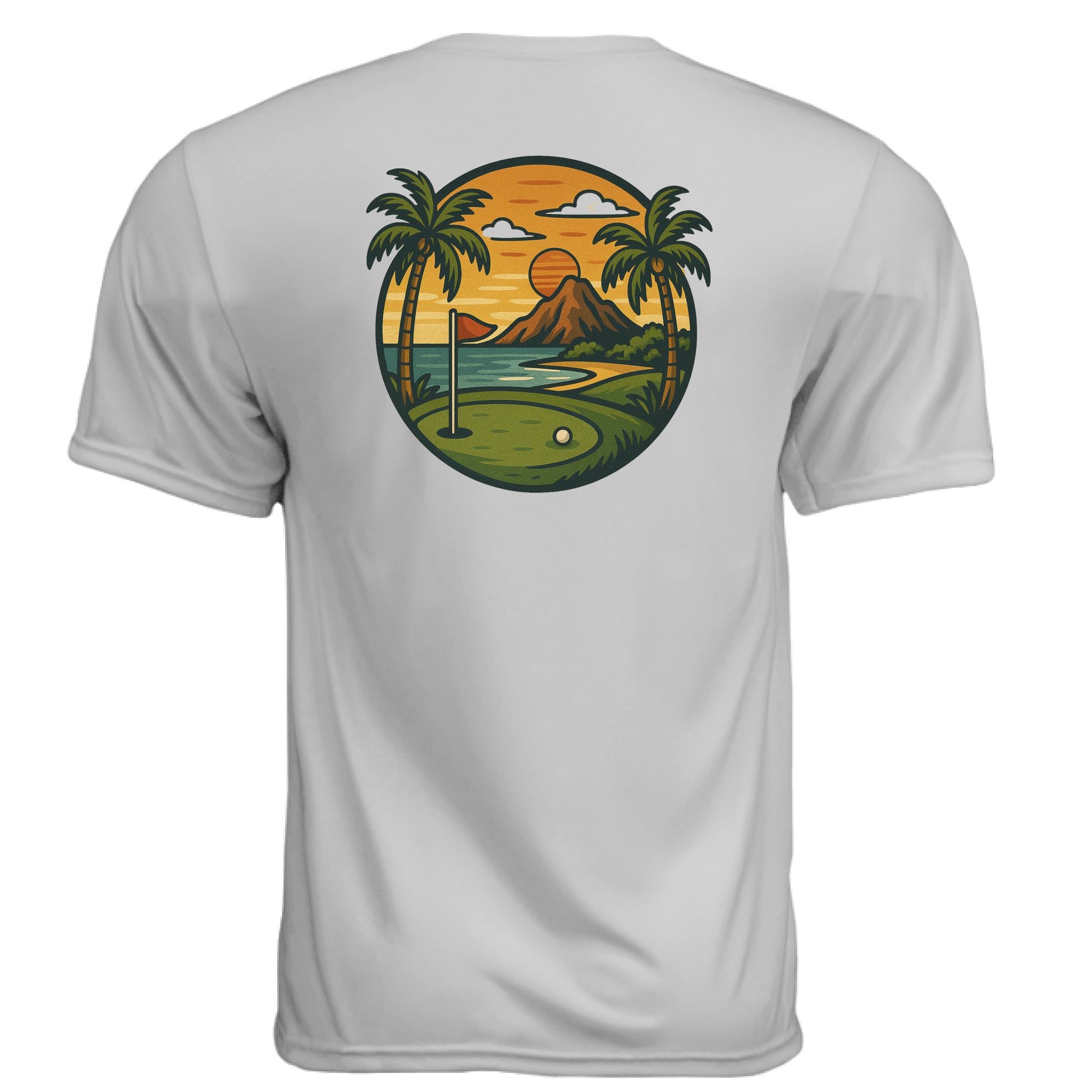 Palm Sun Golf Graphic Tee – Moisture-Wicking Tee - Clubbage - Palm Sun Golf Graphic Tee – Moisture