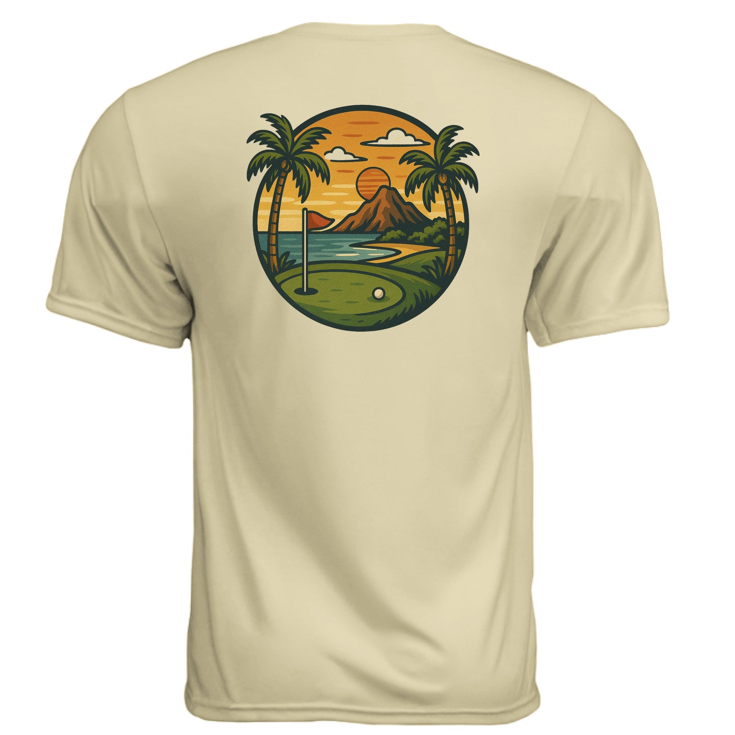 Palm Sun Golf Graphic Tee – Moisture-Wicking Tee - Clubbage - Palm Sun Golf Graphic Tee – Moisture