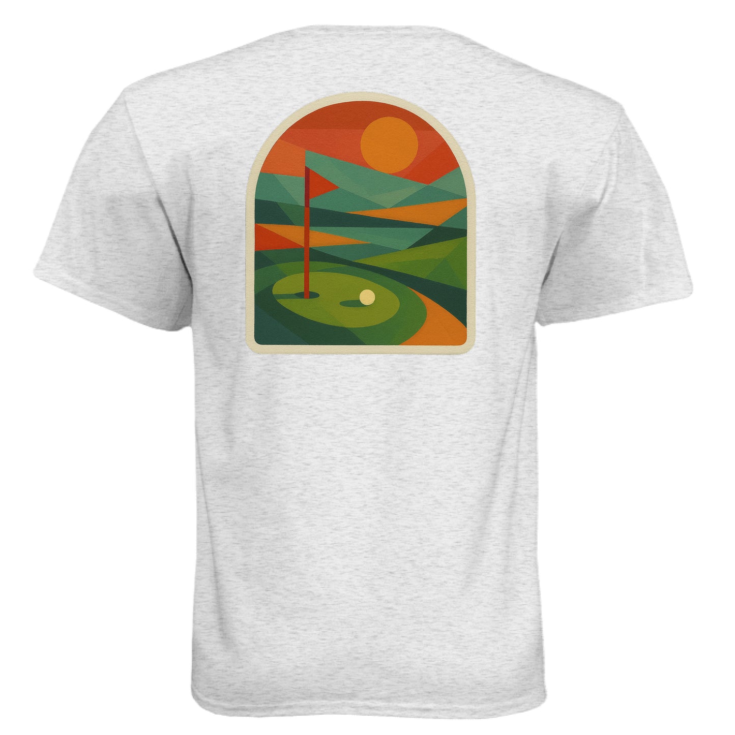 Sunset 1 Golf Graphic Tee – Soft Tri-Blend Tee - Clubbage - Sunset 1 Golf Graphic Tee – Soft Tri