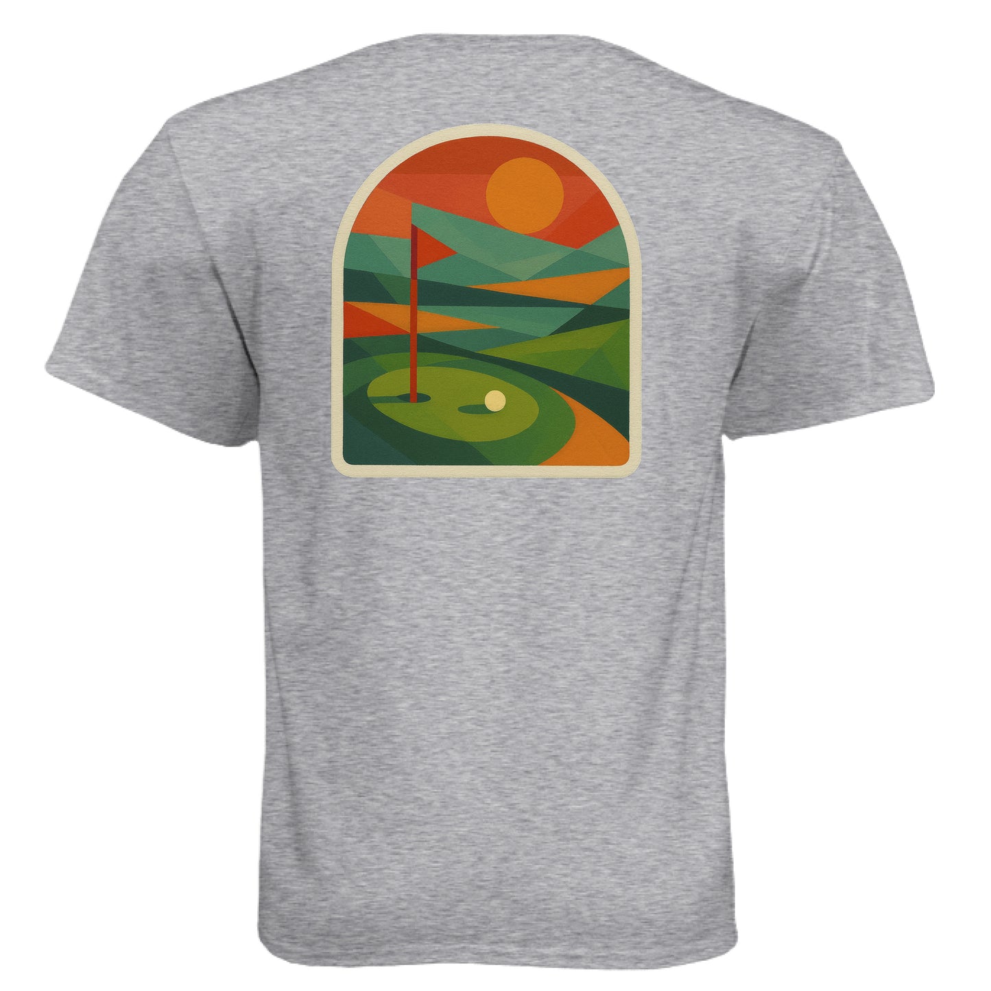 Sunset 1 Golf Graphic Tee – Soft Tri-Blend Tee - Clubbage - Sunset 1 Golf Graphic Tee – Soft Tri