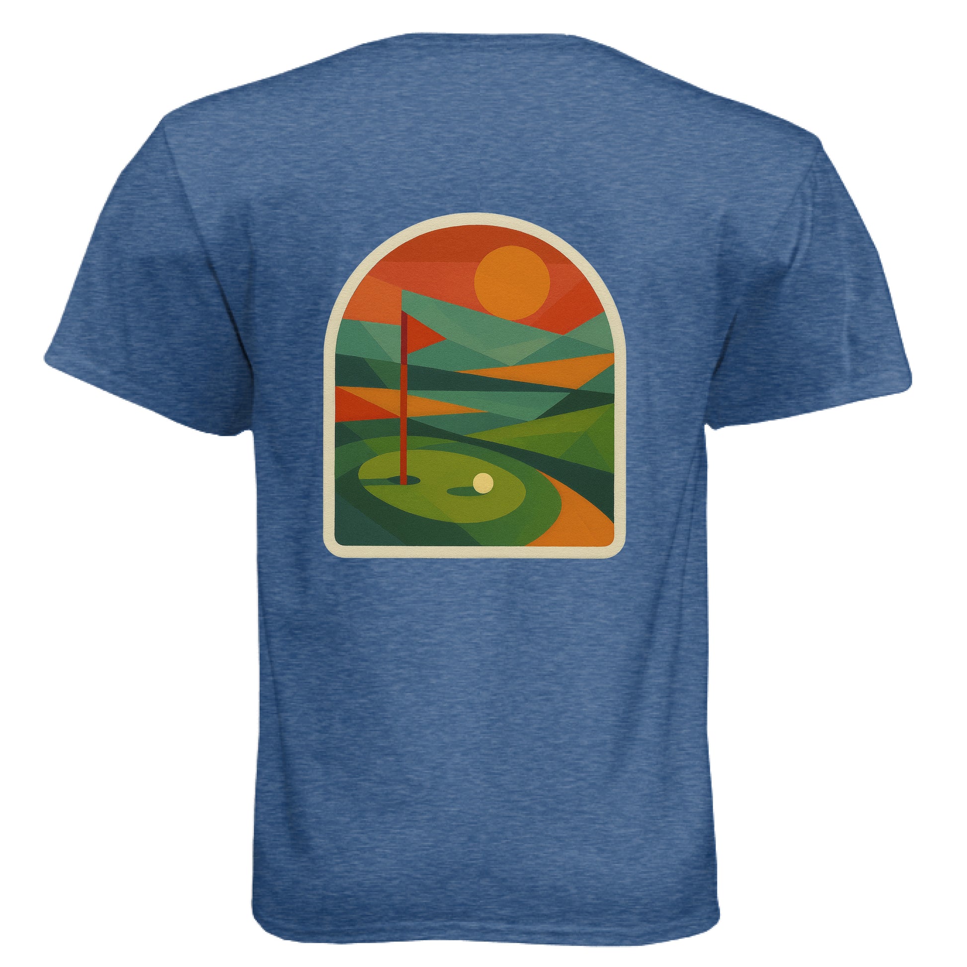 Sunset 1 Golf Graphic Tee – Soft Tri-Blend Tee - Clubbage - Sunset 1 Golf Graphic Tee – Soft Tri