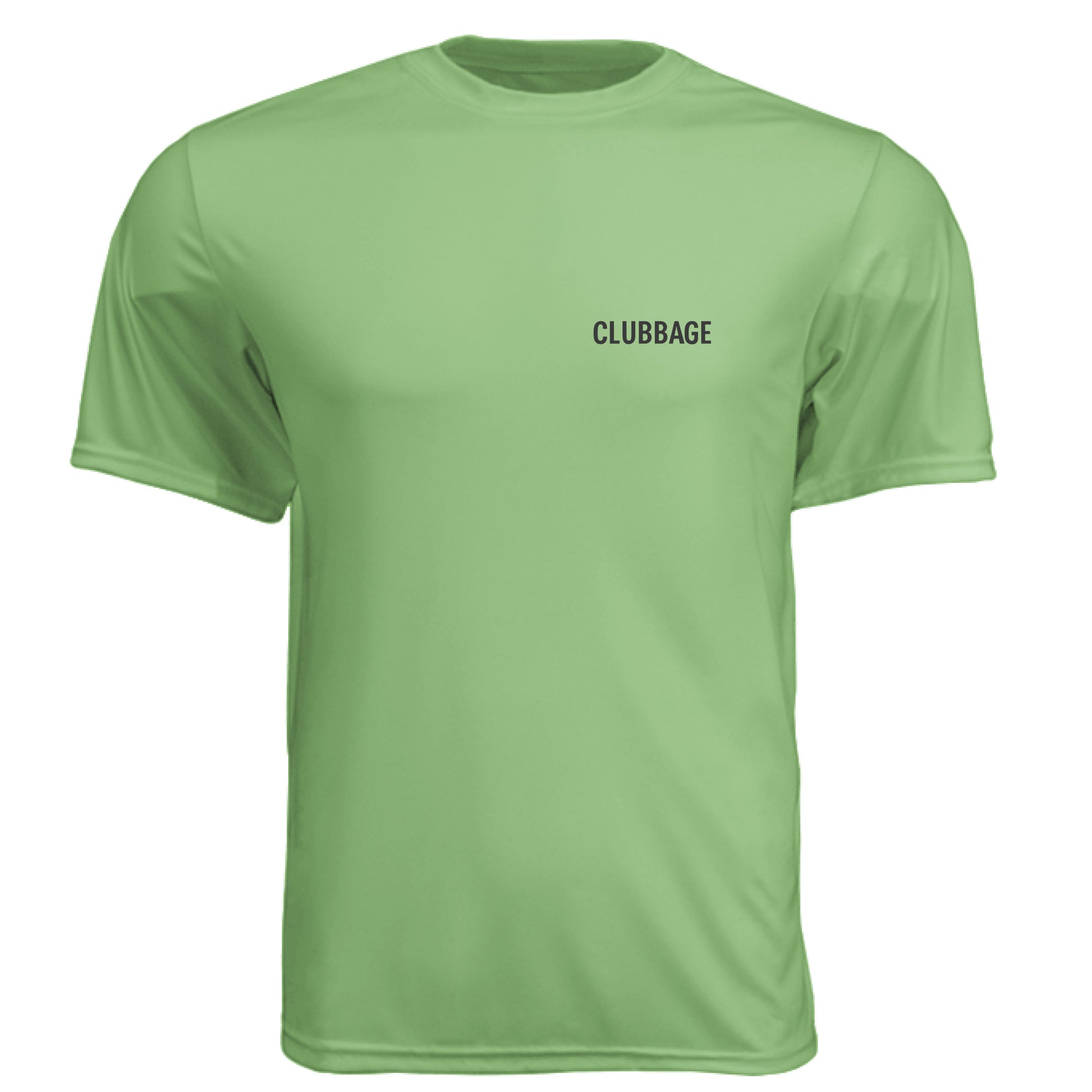 Sunset 4 Vintage Golf Shirt – Moisture-Wicking Tee front logo view from Clubbage
