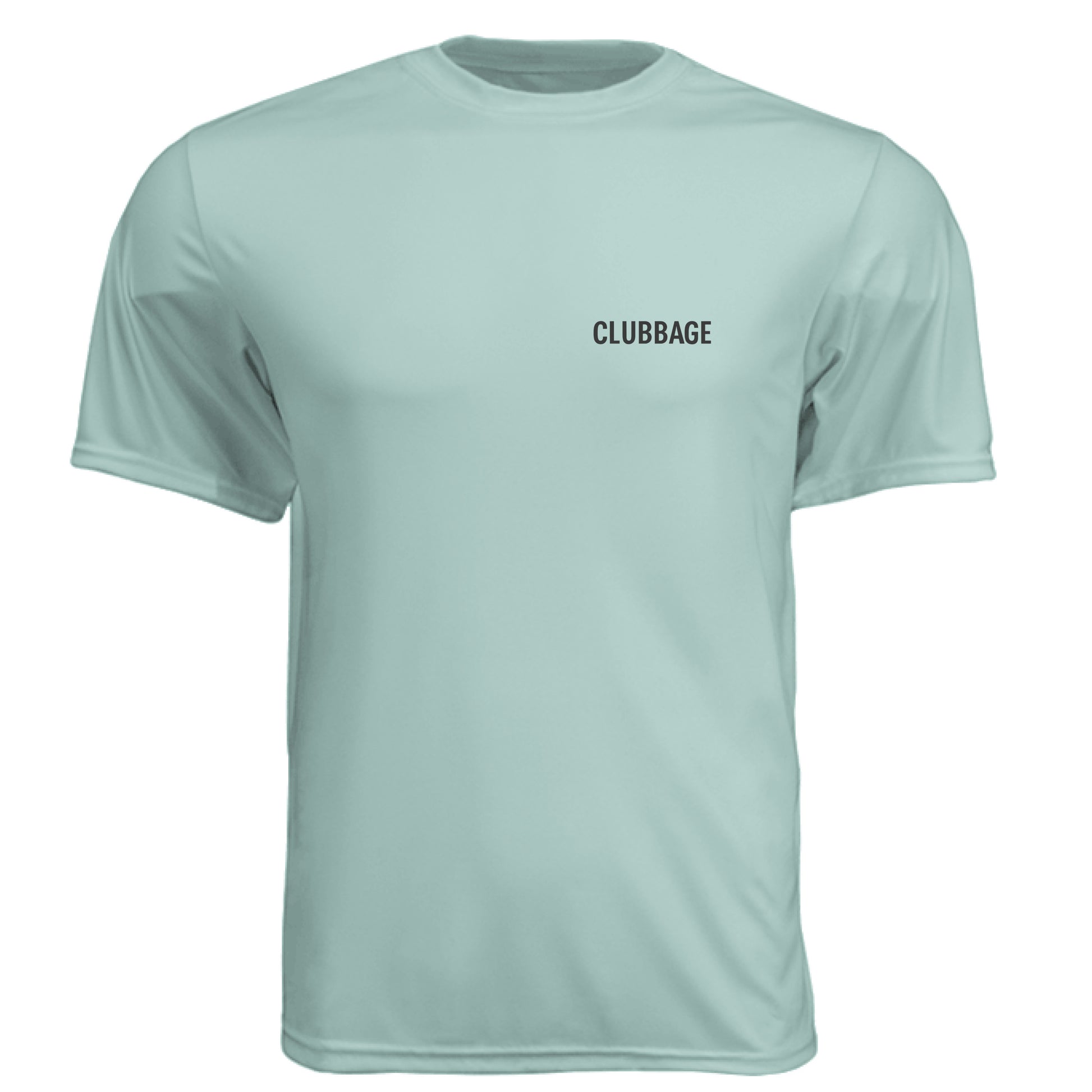 Sunset 4 Vintage Golf Shirt – Moisture-Wicking Tee front logo view from Clubbage