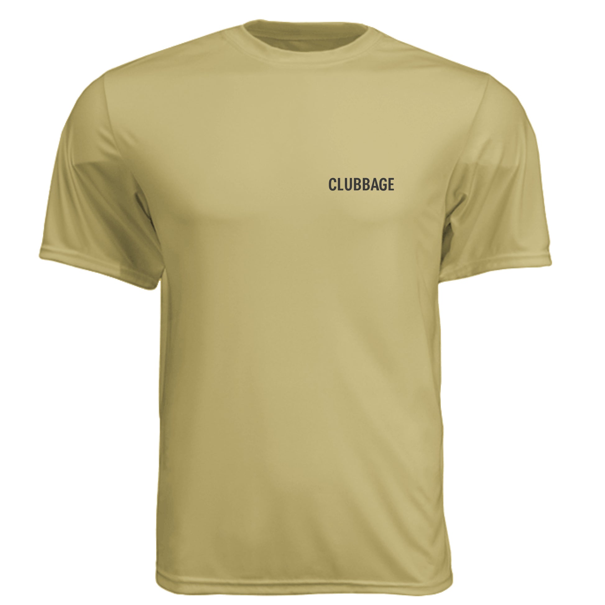 Sunset 4 Vintage Golf Shirt – Moisture-Wicking Tee front logo view from Clubbage