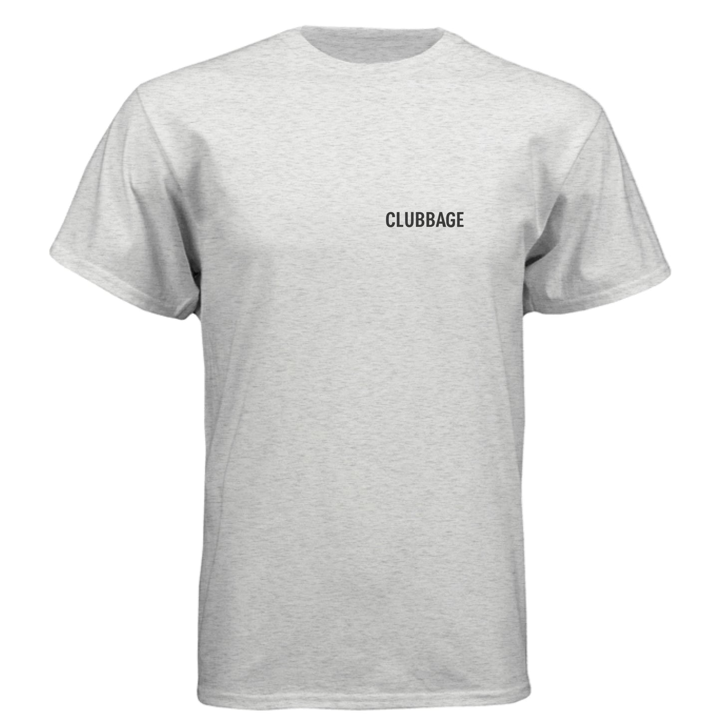 Sunset 4 Vintage Golf Shirt – Soft Tri-Blend Tee front logo view from Clubbage