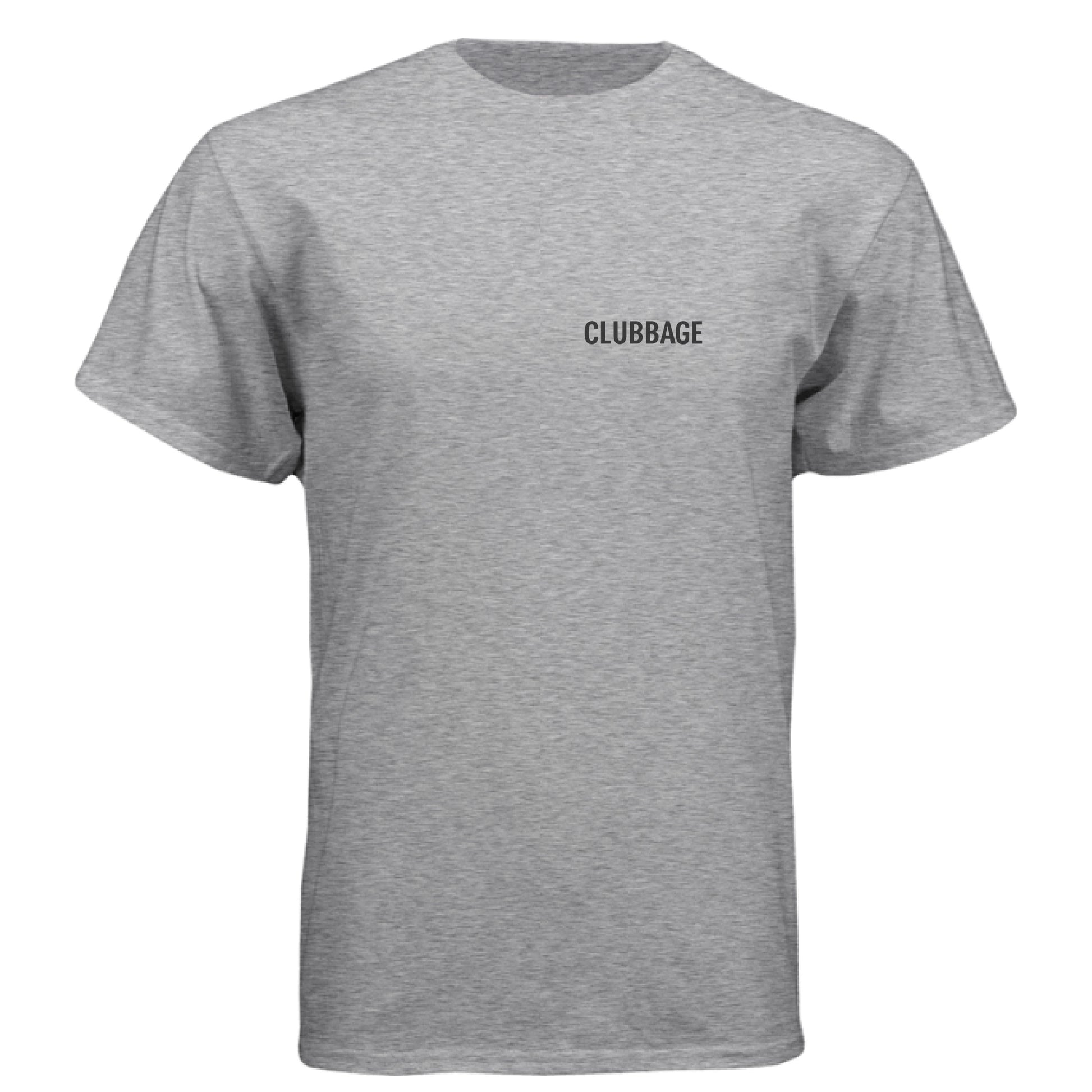 Sunset 4 Vintage Golf Shirt – Soft Tri-Blend Tee front logo view from Clubbage