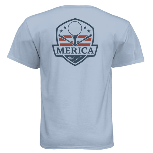 Tri-Blend Merica 2 golf t-shirt - Clubbage