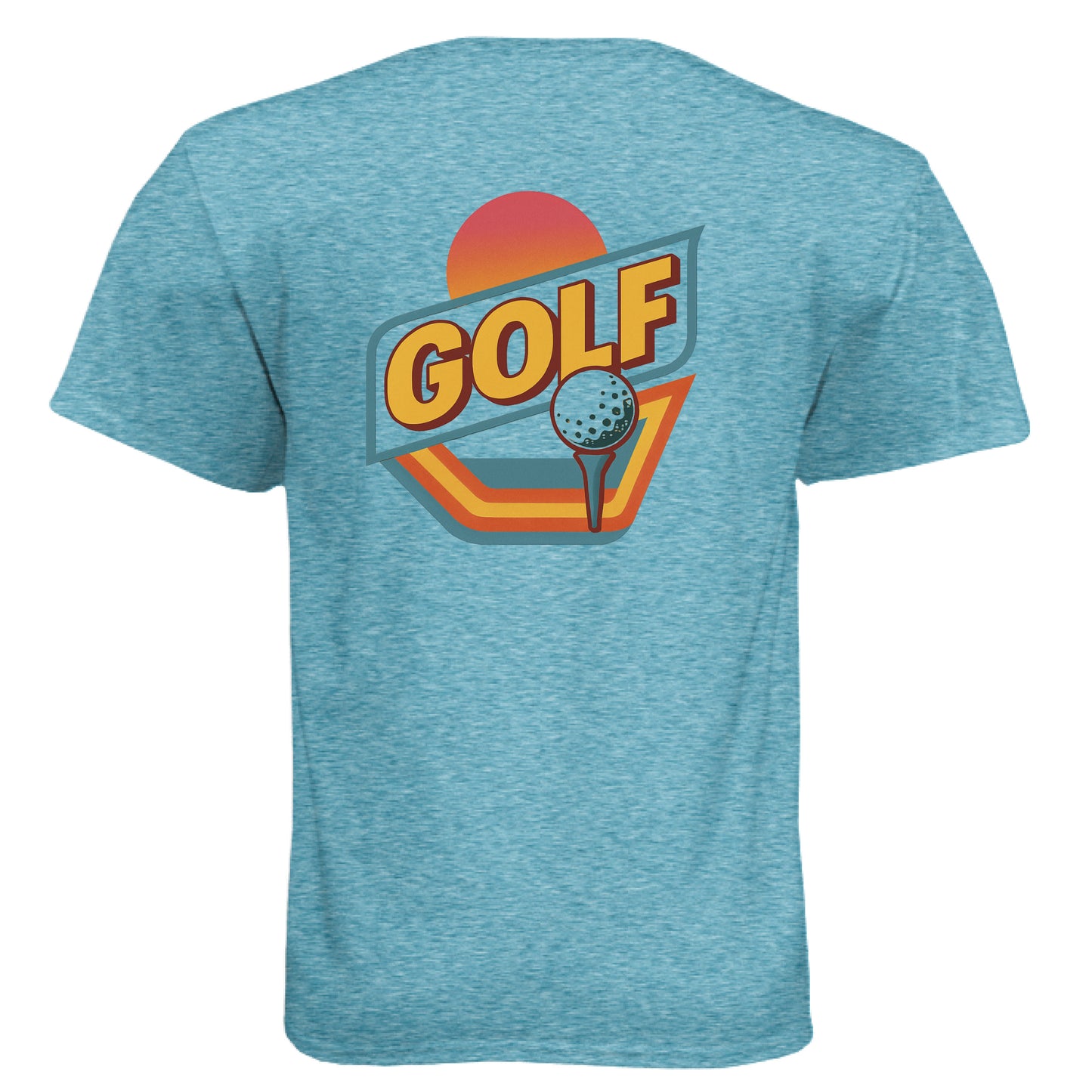 Tri-Blend Retro 2 golf t-shirt - Clubbage