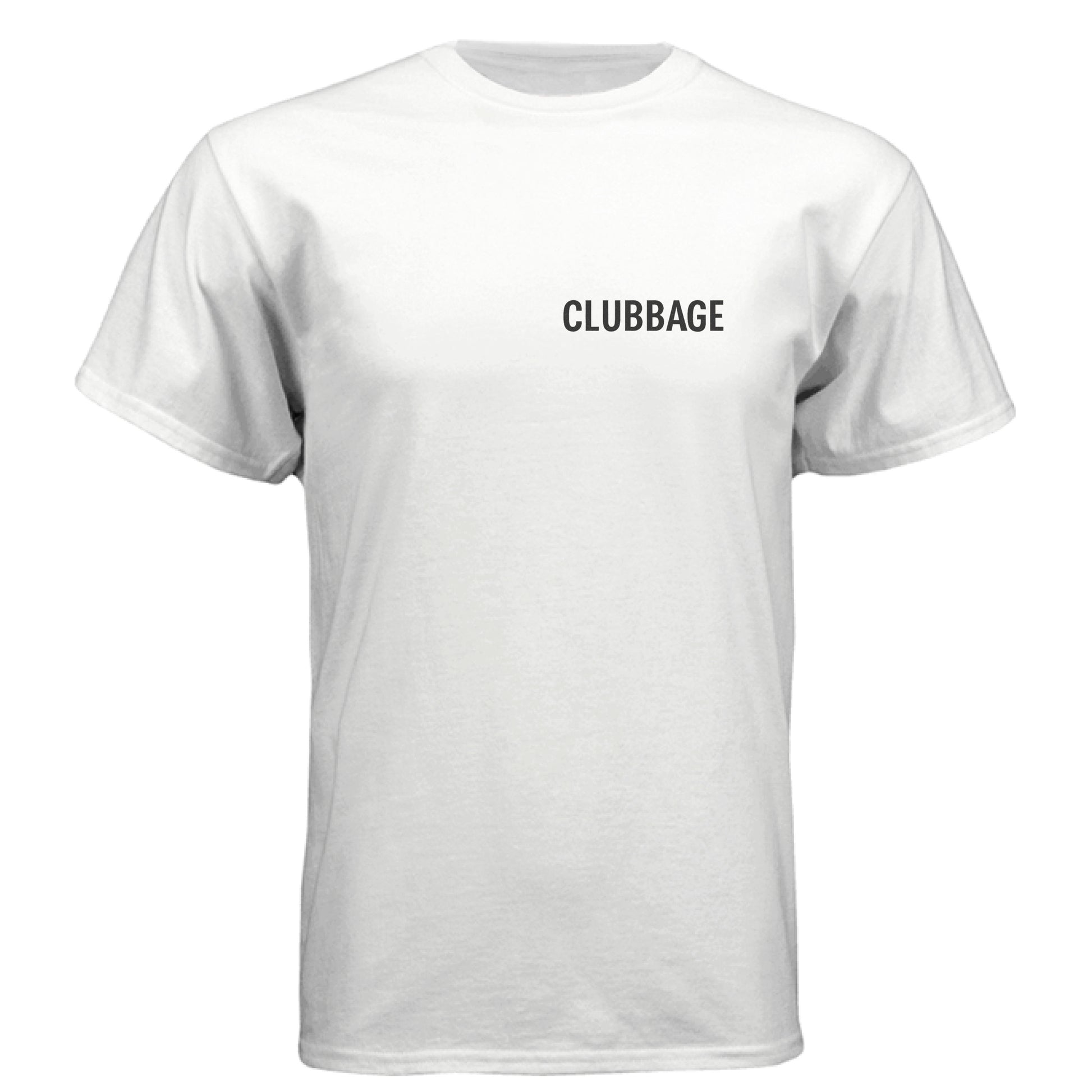 Quote 6 Funny Golf Shirt – Soft Tri-Blend Tee front logo view from Clubbage