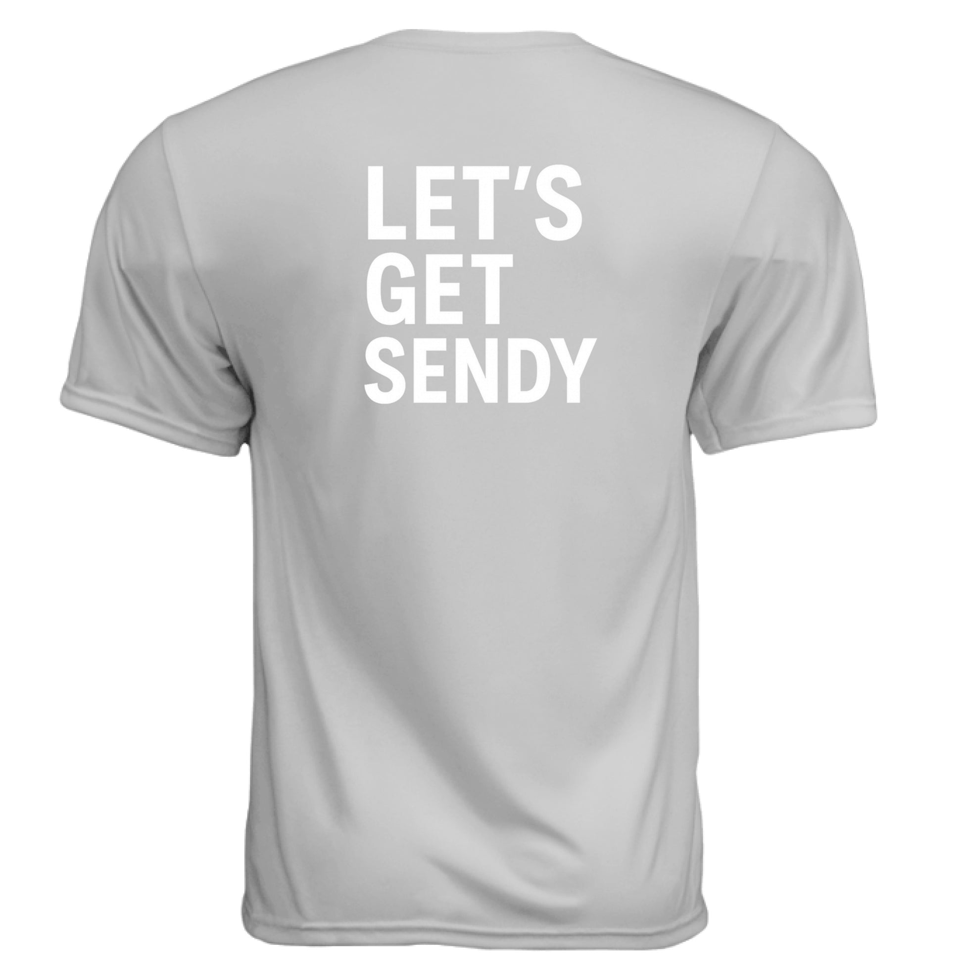 Get Sendy Funny Golf Shirt – Moisture-Wicking Tee back design from Clubbage