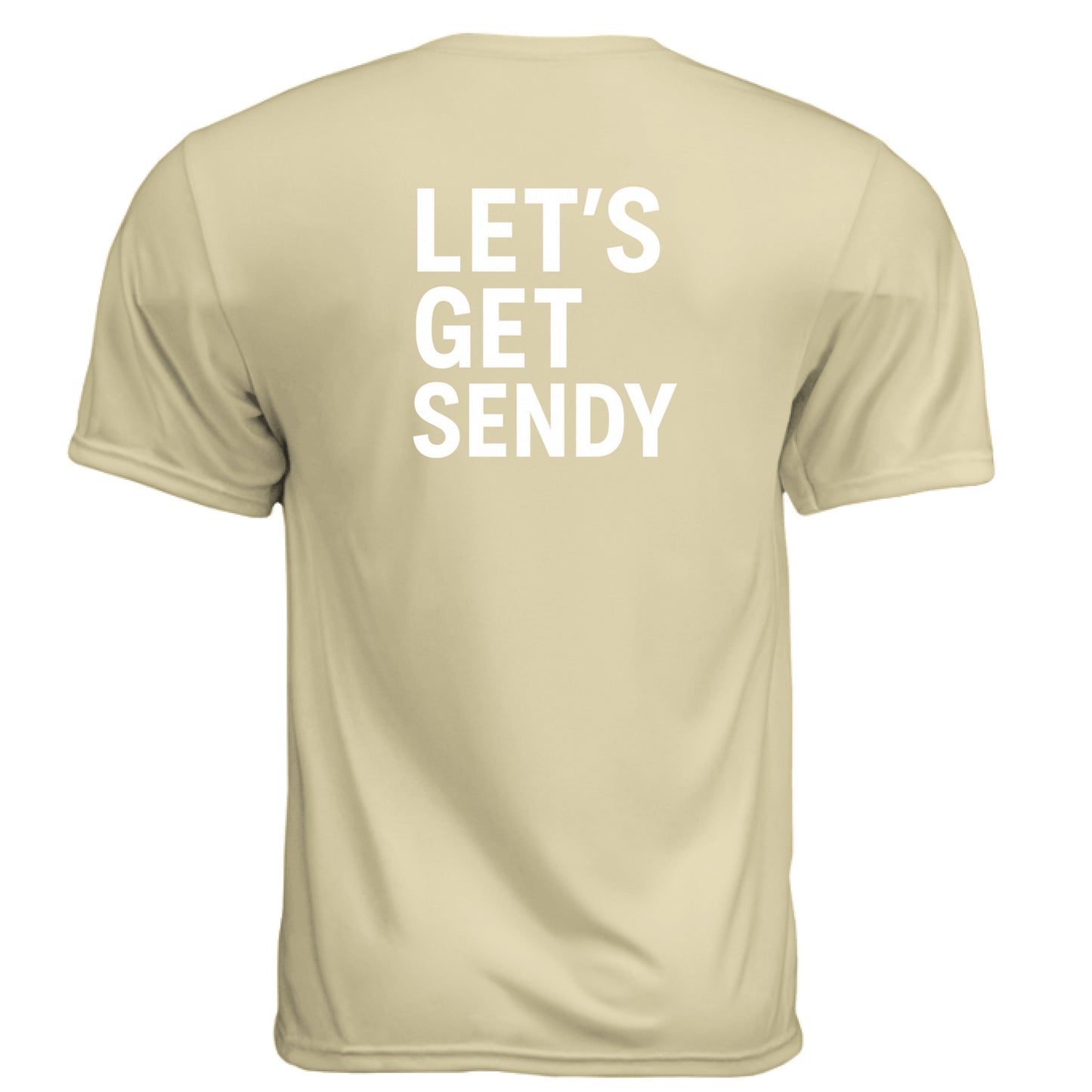 Get Sendy Funny Golf Shirt – Moisture-Wicking Tee back design from Clubbage