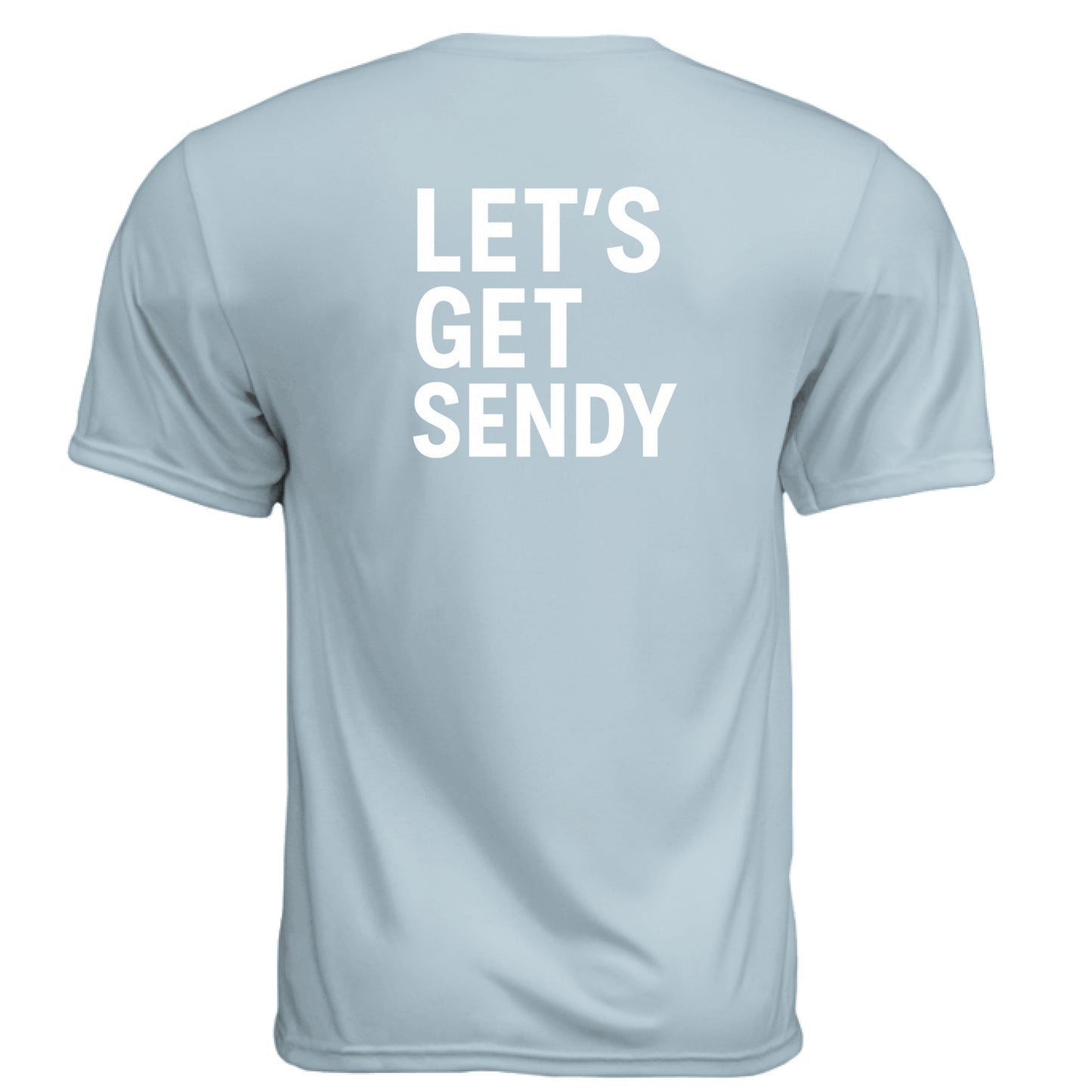 Get Sendy Funny Golf Shirt – Moisture-Wicking Tee back design from Clubbage