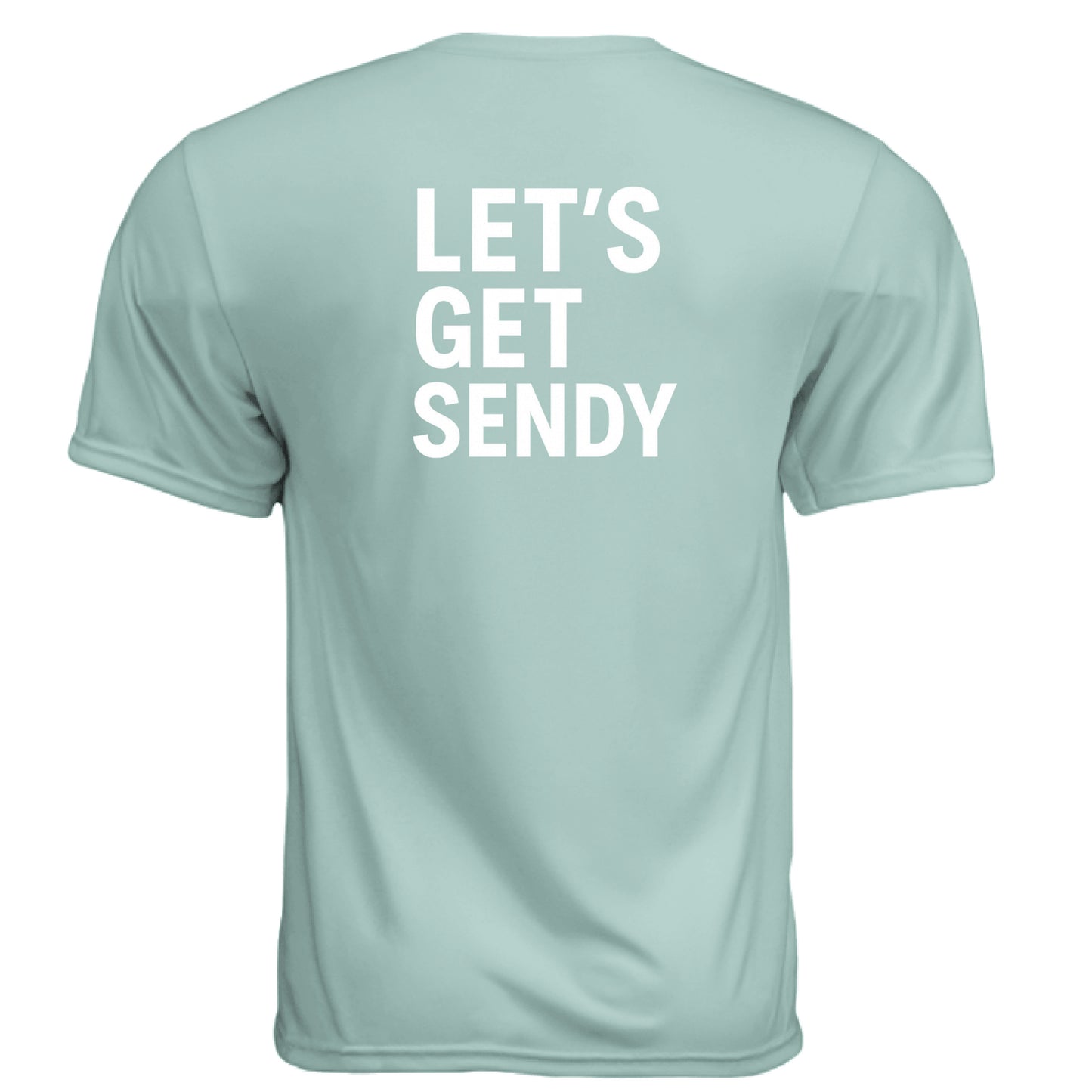 Get Sendy Funny Golf Shirt – Moisture-Wicking Tee back design from Clubbage