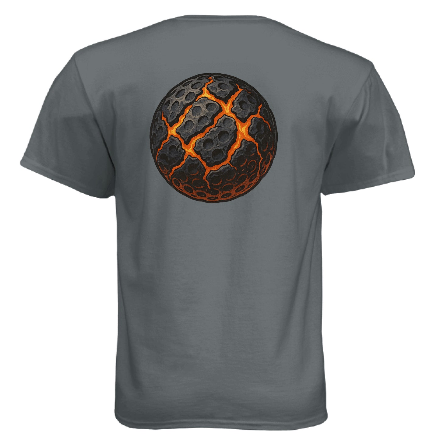 Ball Art 12 Golf Graphic Tee – Soft Tri-Blend Tee back design from Clubbage