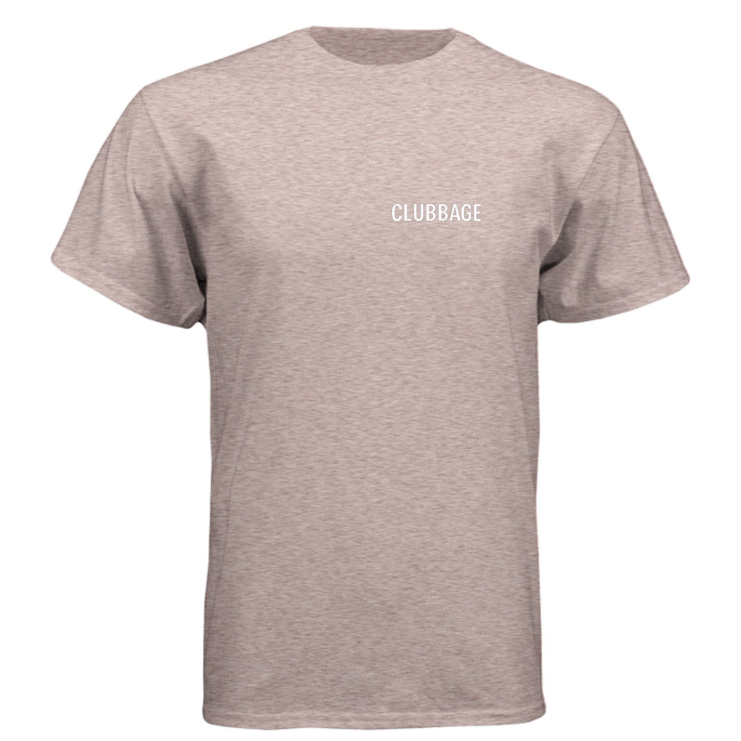 Ball Art 12 Golf Graphic Tee – Soft Tri-Blend Tee front logo view from Clubbage