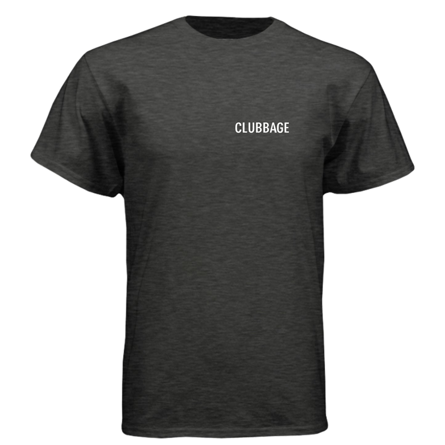 Ball Art 12 Golf Graphic Tee – Soft Tri-Blend Tee front logo view from Clubbage