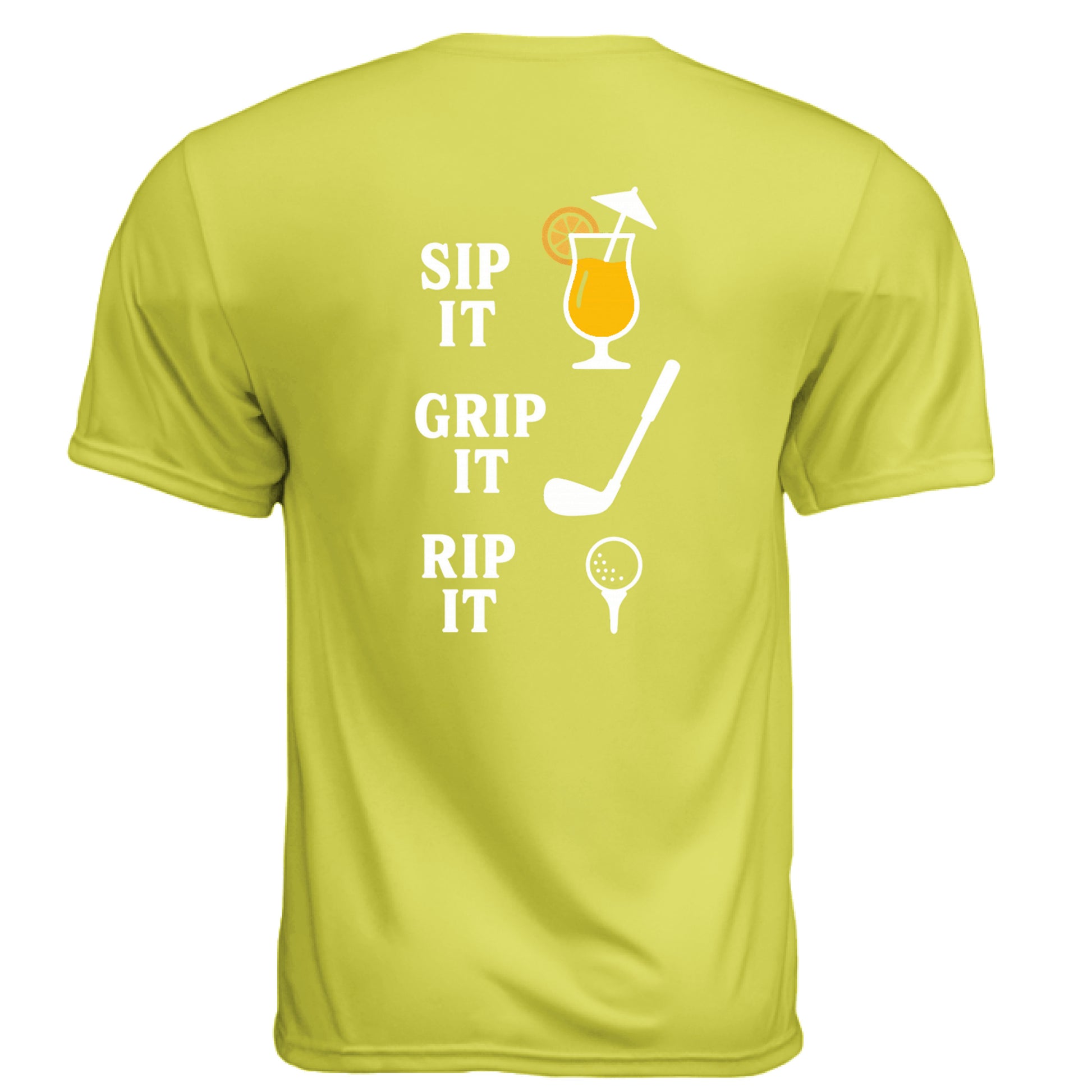SAFETY YELLOW - BACK