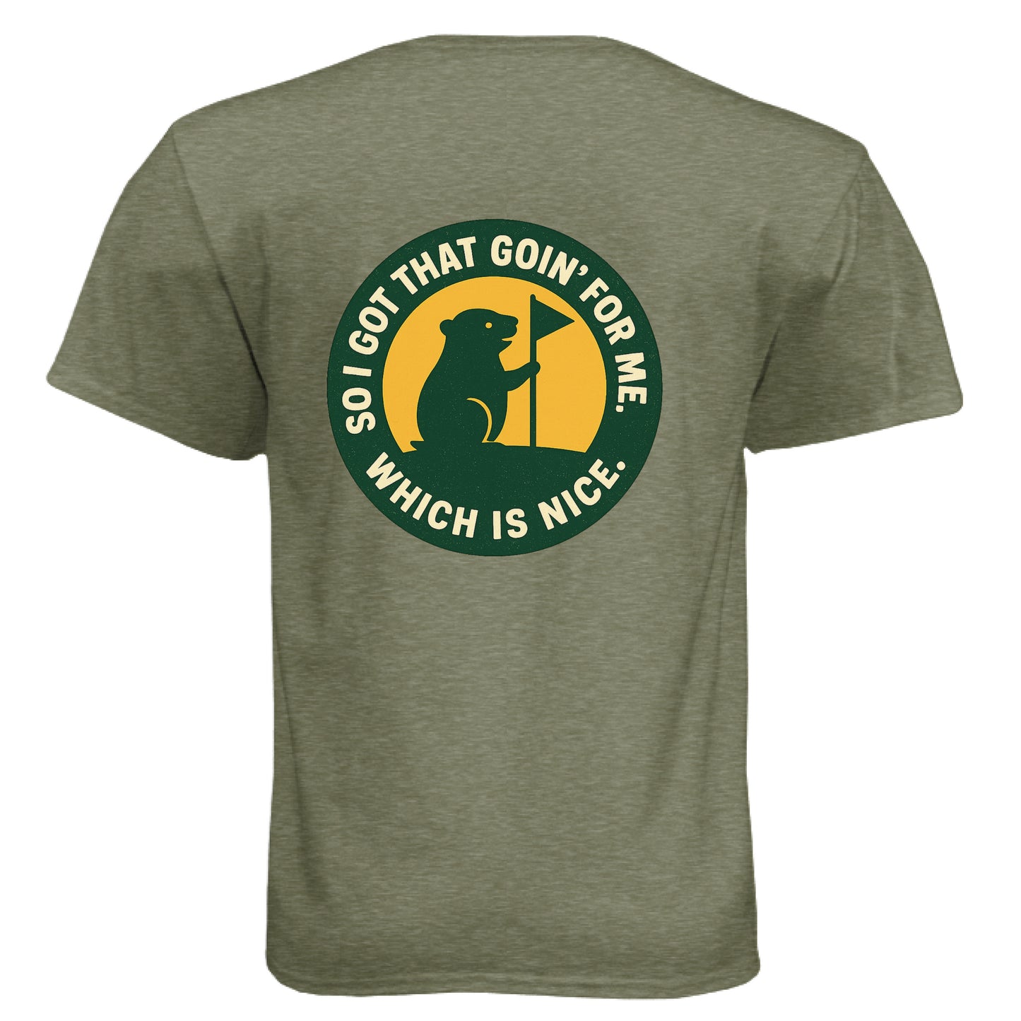 MILITARY GREEN - BACK